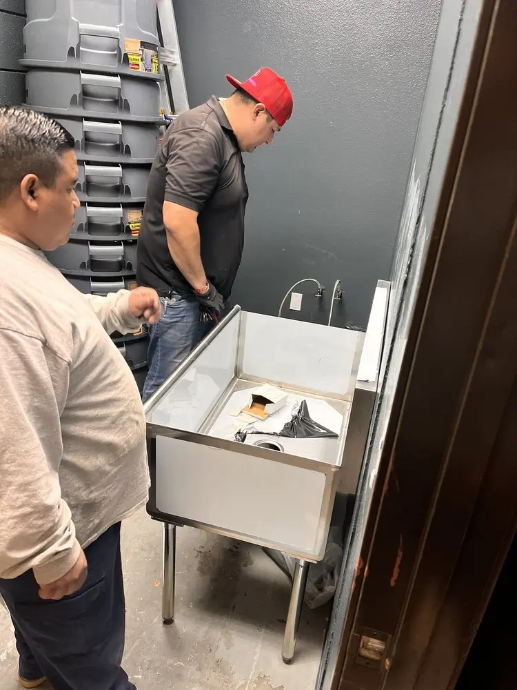 Commercial plumbing and sink installation in West Portal